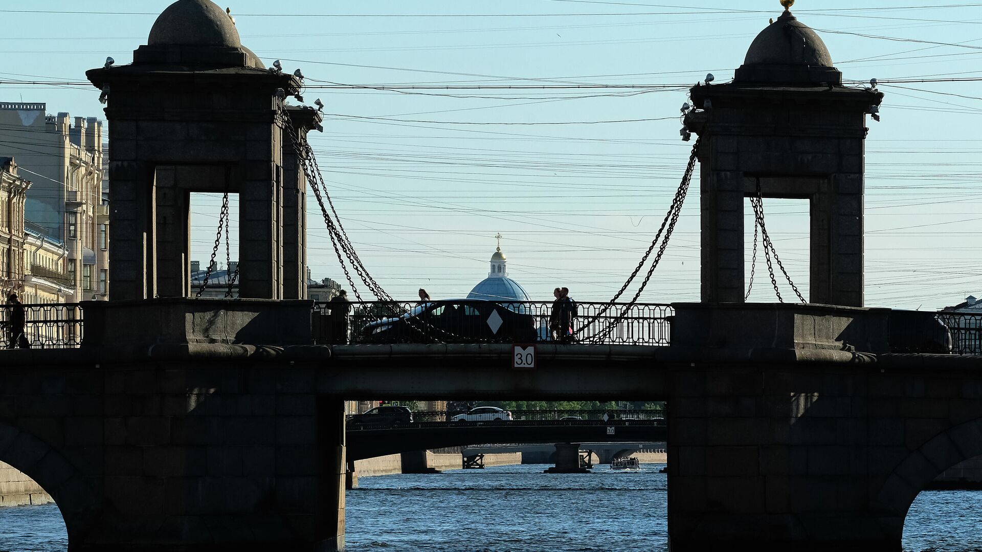Вид на мост Ломоносова в Санкт-Петербурге - РИА Новости, 1920, 02.07.2021