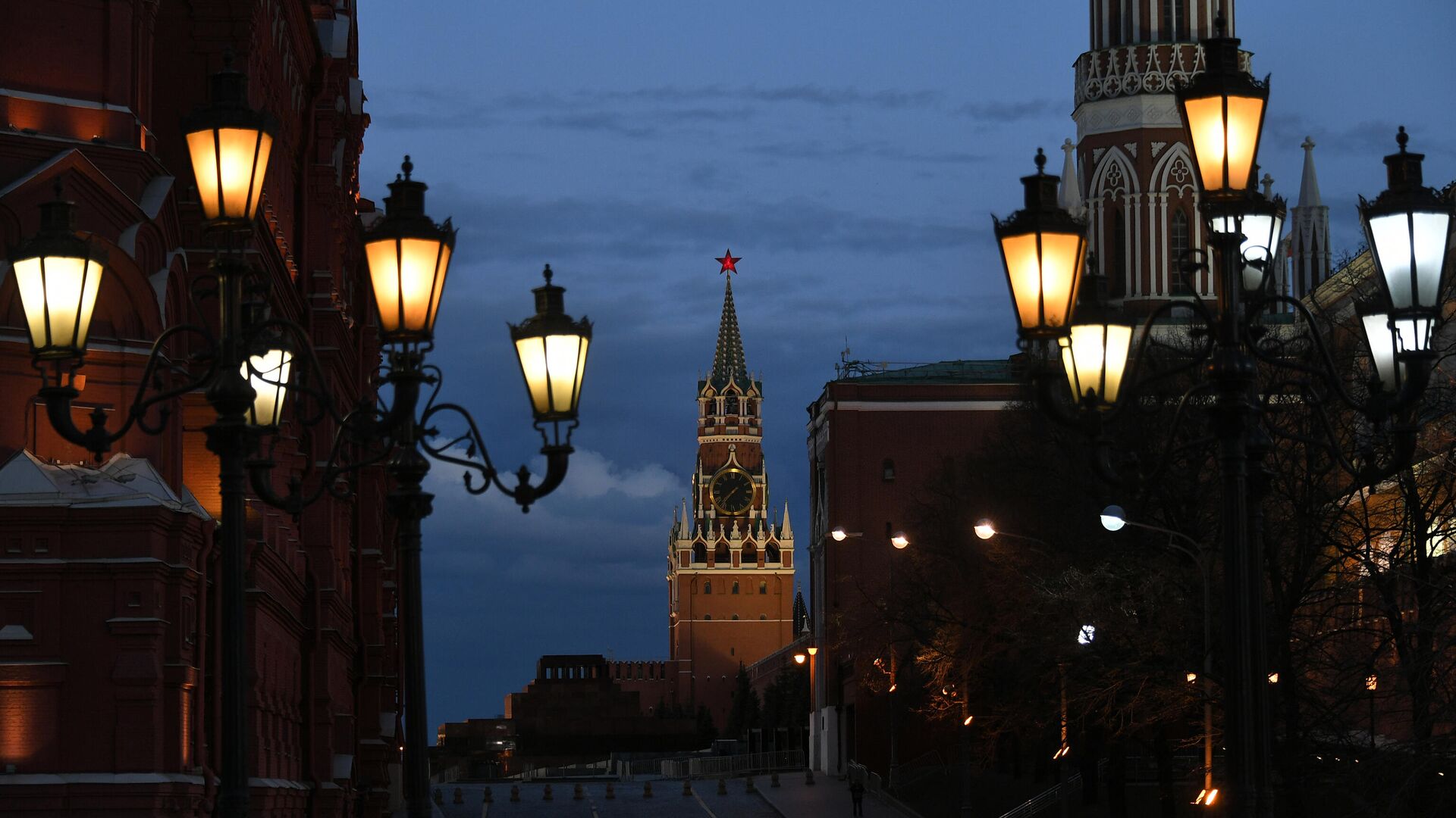 Москва во время режима самоизоляции жителей - РИА Новости, 1920, 07.06.2021