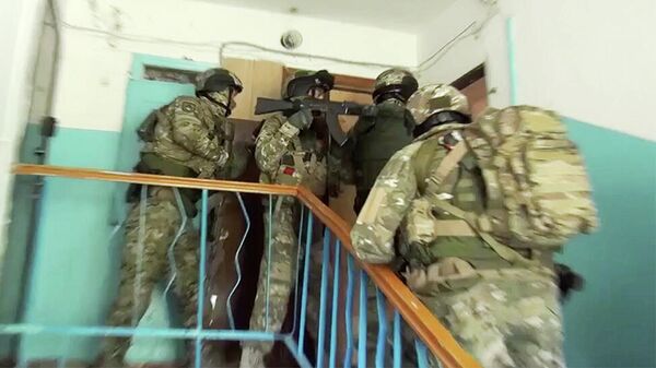 ФСБ предотвратила теракт против правоохранителей в Кабардино-Балкарии. Кадр видео