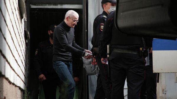 Юрий Дмитриев после заседания суда в Петрозаводске. 22 июля 2020