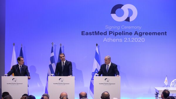 Подписание соглашения по созданию Восточно-Средиземноморского трубопровода. Январь 2020 года 