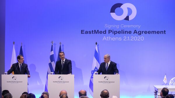 Подписание соглашения по созданию Восточно-Средиземноморского трубопровода. Январь 2020 года 