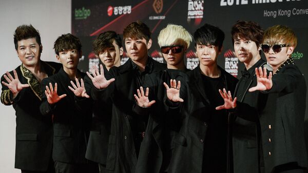 Участники группы Super Junior 