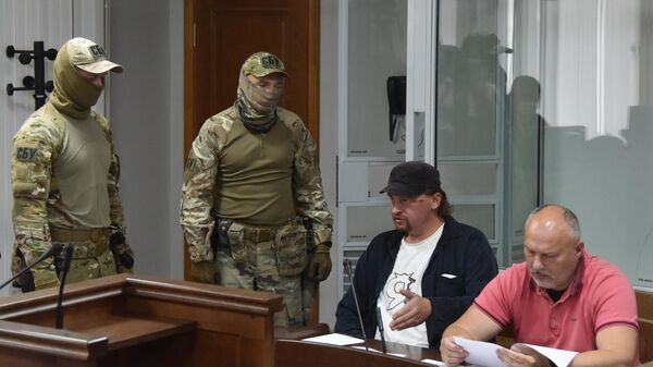 Обвиняемый в захвате заложников в Луцке Максим Кривош во время избрания меры пресечения в Луцком районном суде