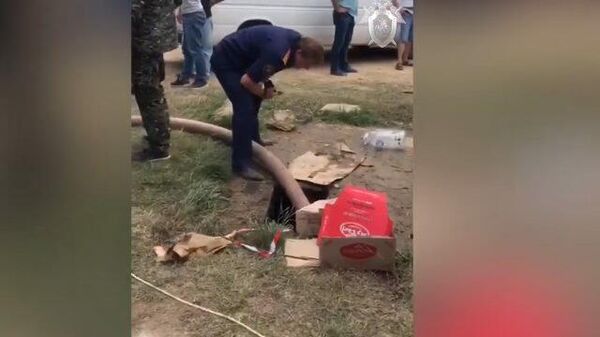 Следственные действия на месте обнаружения тела ребенка в Крыму
