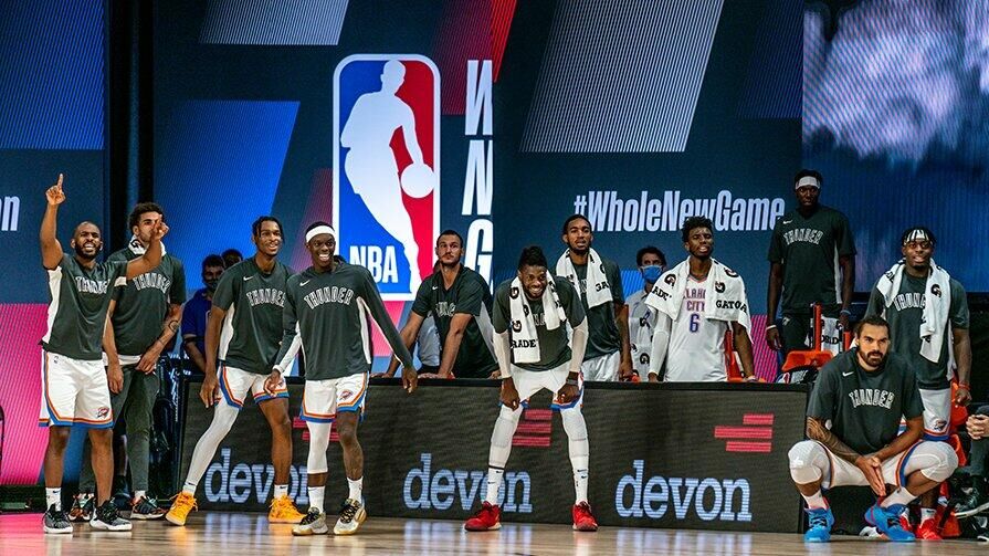 Баскетболисты Оклахома-Сити - РИА Новости, 1920, 20.04.2025