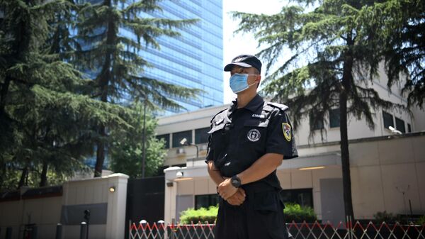 Полицейский в Китае