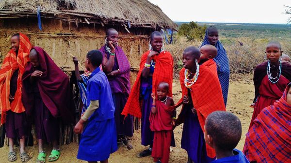 Представители племени Масаи в Танзании