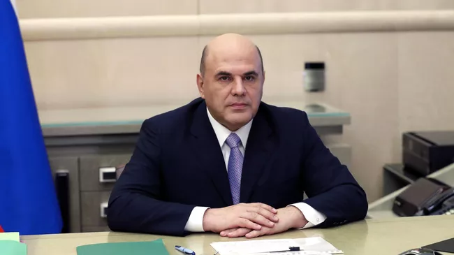 Председатель правительства РФ Михаил Мишустин проводит совещание с вице-премьерами РФ в режиме видеоконференции в Доме правительства РФ