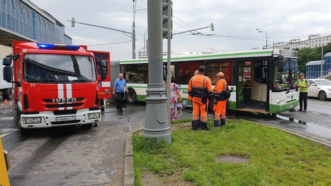 ДТП автобуса и Газели на юго-востоке Москвы