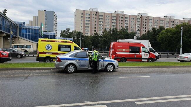 ДТП автобуса и Газели на юго-востоке Москвы