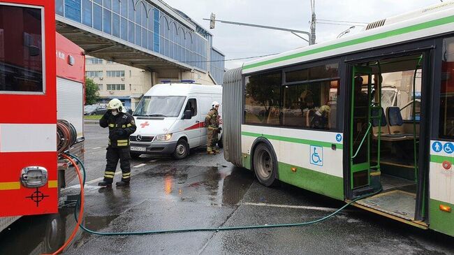 ДТП автобуса и Газели на юго-востоке Москвы