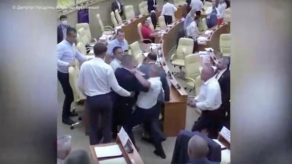 Драка депутатов в Ульяновском законодательном собрании