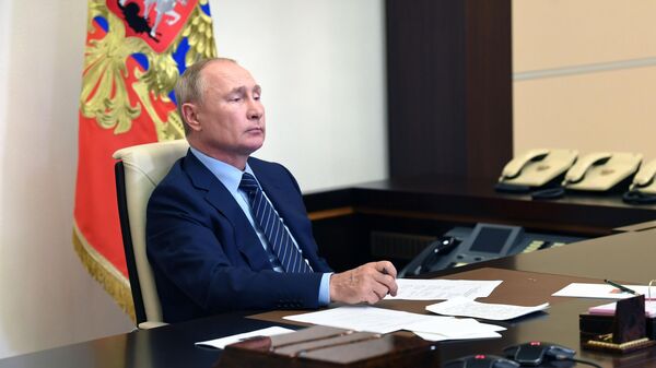 Президент РФ Владимир Путин проводит совещание по ситуации в г. Усолье-Сибирском