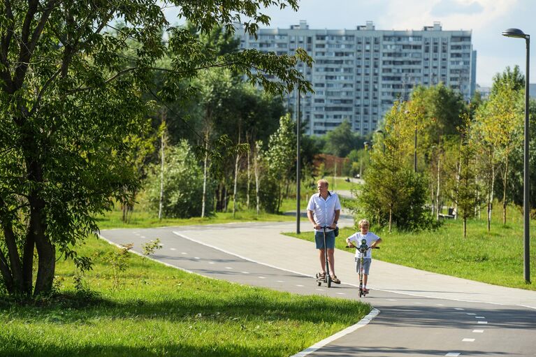 Парк Братеевская пойма в Москве