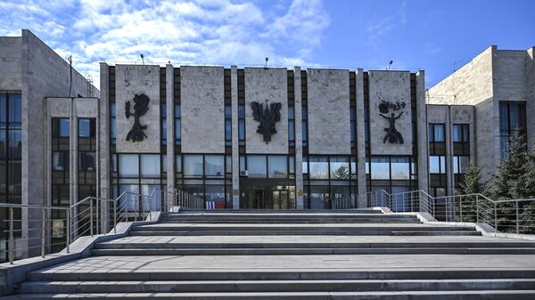 Здание Московского государственного института международных отношений Министерства иностранных дел Российской Федерации (МГИМО) в Москве