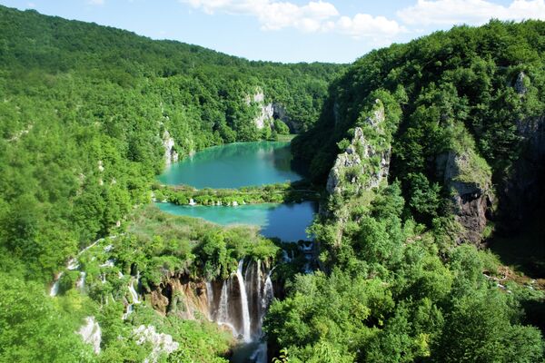 Национальный парк Плитвицкие озера в Хорватии