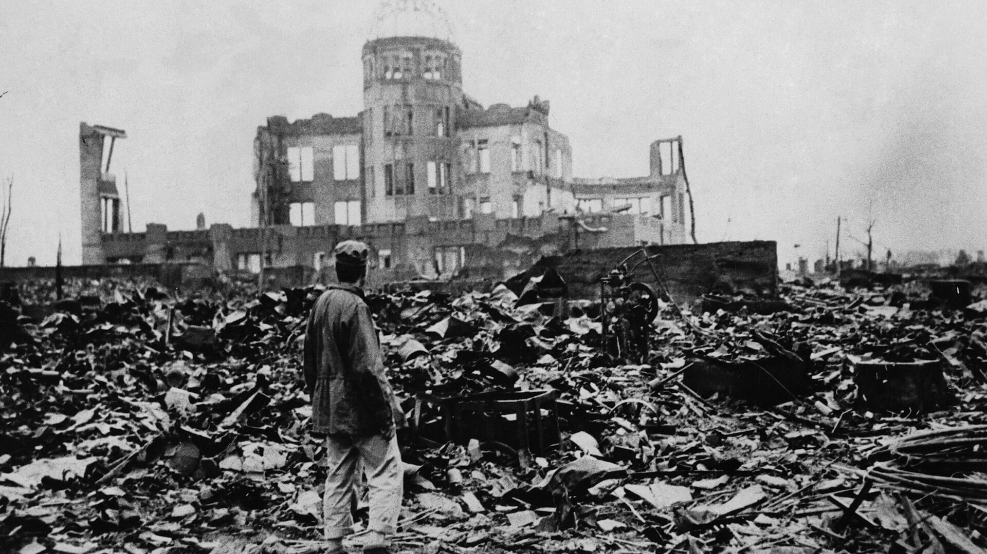 Хиросима после американской атомной бомбардировки - РИА Новости, 1920, 16.01.2022