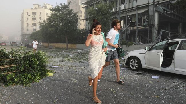 Последствия взрыва в Бейруте, Ливан