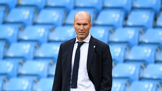 Главный тренер мадридского Реала Зинедин Зидан
