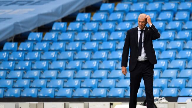 Главный тренер мадридского Реала Зинедин Зидан