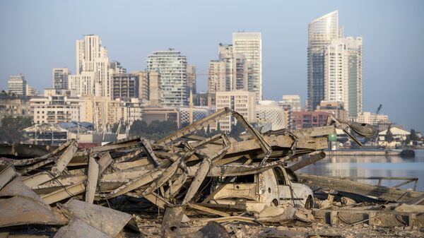 Последствия взрыва в порту Бейрута