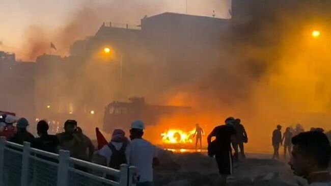 Кадры с улиц Бейрута