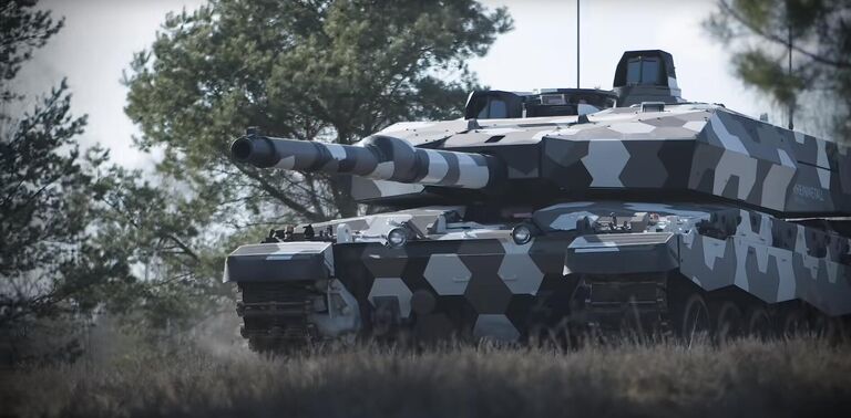 Испытания перспективной 130-мм гладкоствольной танковой пушки L51. Стоп-кадр видео Испытания перспективной 130-мм гладкоствольной танковой пушки L51. Стоп-кадр видео