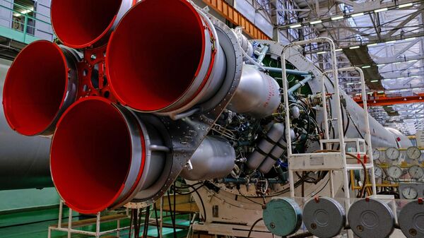 Сборка ракет-носителей Союз-2 на территории АО РКЦ Прогресс в Самаре