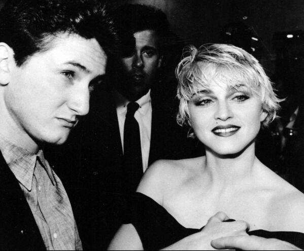 Актер Шон Пенн и его жена певица Мадонна, 1986 год