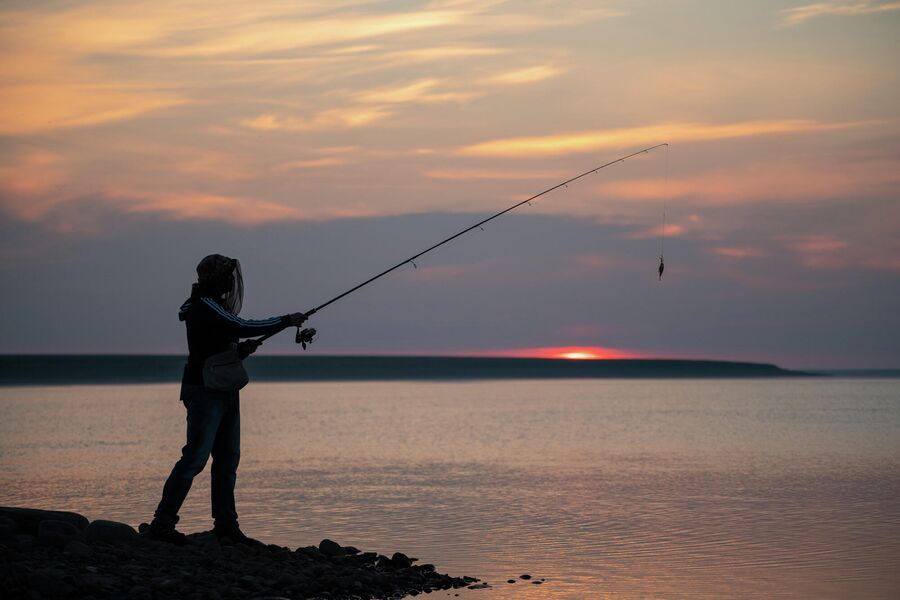 Ночная рыбалка на слиянии рек Пясина и Дудыпта