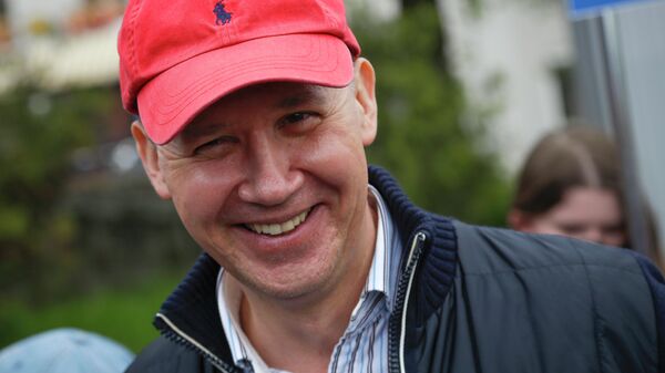 Белорусский государственный деятель, экс-претендент на пост президента Белоруссии Валерий Цепкало в Минске