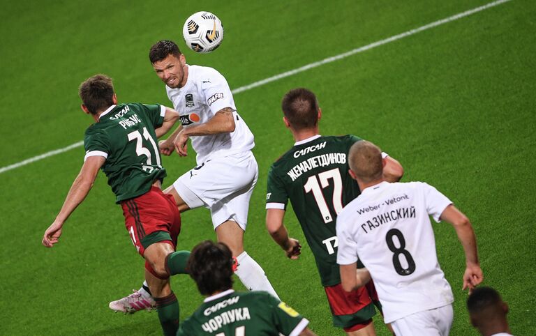 Игровой момент матча Локомотив — Краснодар Игровой момент матча Локомотив — Краснодар