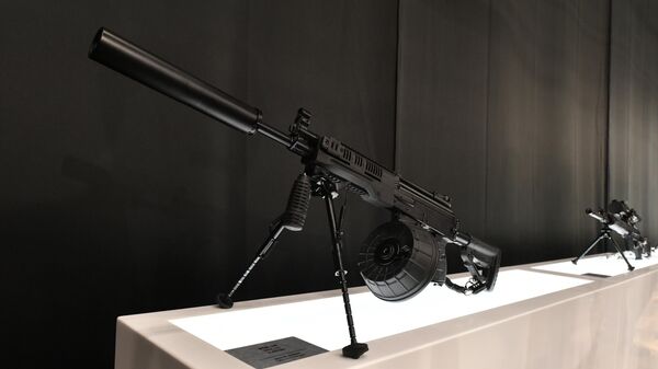 Ручной пулемет РПК-16 на стенде концерна Калашников 