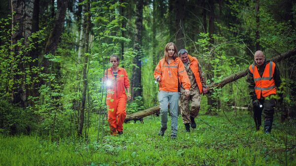 Поиск пропавших в лесной полосе