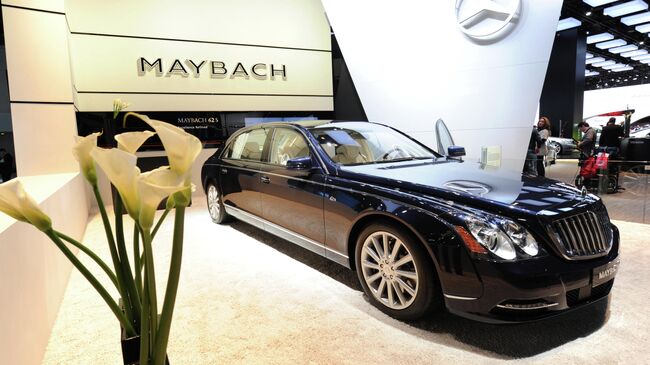 Автомобиль The Maybach 62S на Североамериканском международном автосалоне