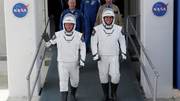 Астронавты NASA Дуглас Херли и Роберт Бенкен