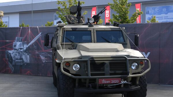 Бронеавтомобиль Тигр-М на выставке Армия-2020