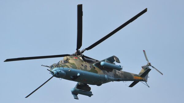 Вертолет Ми-24 ВВС Белоруссии