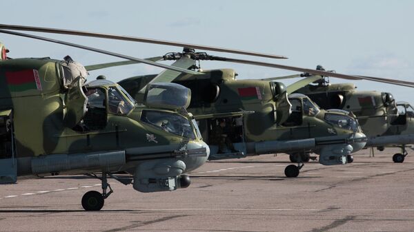 Вертолеты Ми-24 Военно-воздушных сил Белоруссии