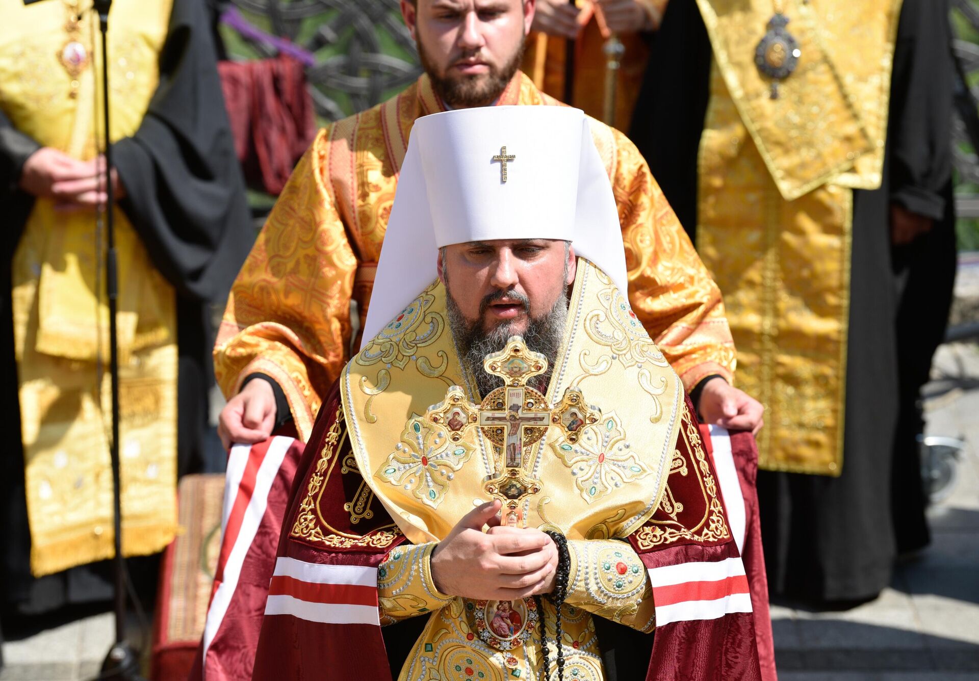 Предстоятель Украинской православной церкви Киевского патриархата (УПЦ КП) митрополит Киевский и всея Украины Епифаний  - РИА Новости, 1920, 29.06.2022