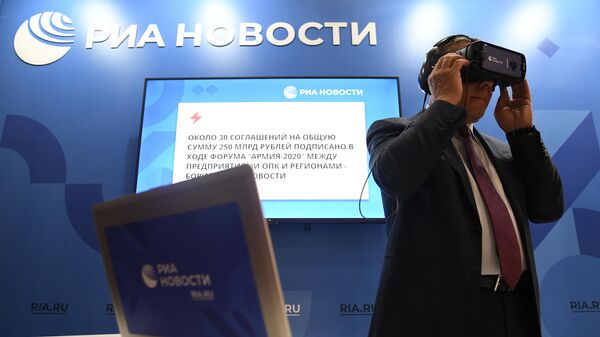 Вице-премьер Борисов оценил VR-проект РИА Новости Неизвестный знаменосец