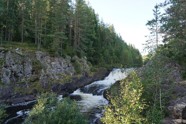 Водопад Кивач в Республике Карелия