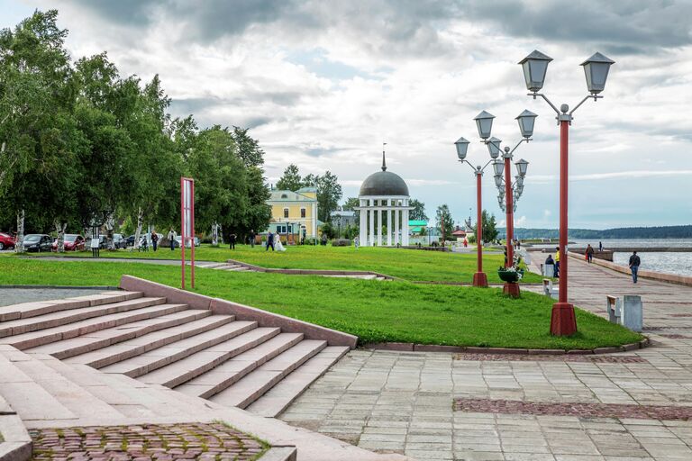 Городская набережная в Петрозаводске