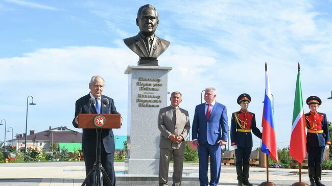 Торжественная церемония открытия бюста Первого Президента Республики Татарстан, Героя Труда Российской Федерации Минтимера Шаймиева