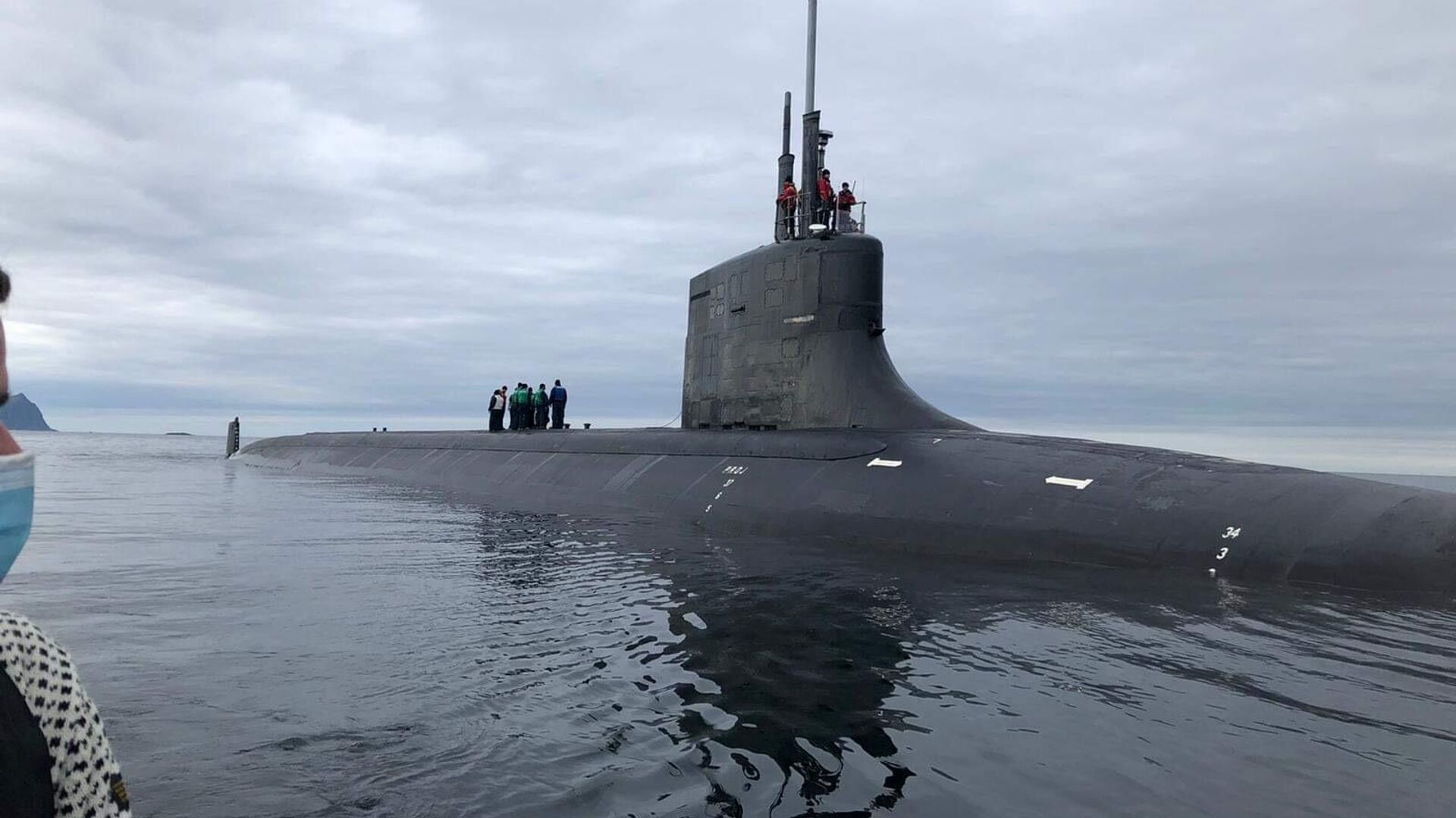 Американская подводная лодка USS Seawolf (SSN 21) в окрестностях Тромсё - РИА Новости, 1920, 08.10.2021