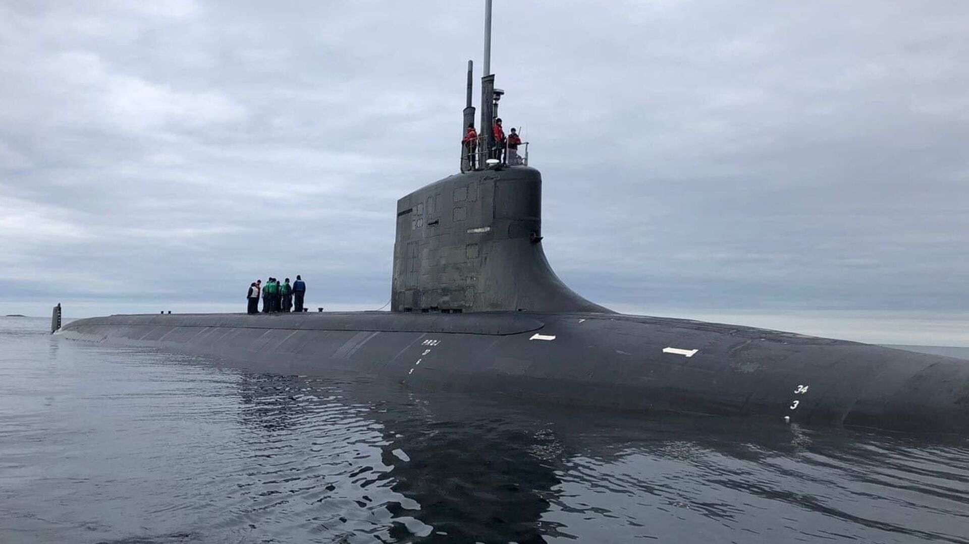 Американская подводная лодка USS Seawolf (SSN 21) в окрестностях Тромсё - РИА Новости, 1920, 25.01.2022