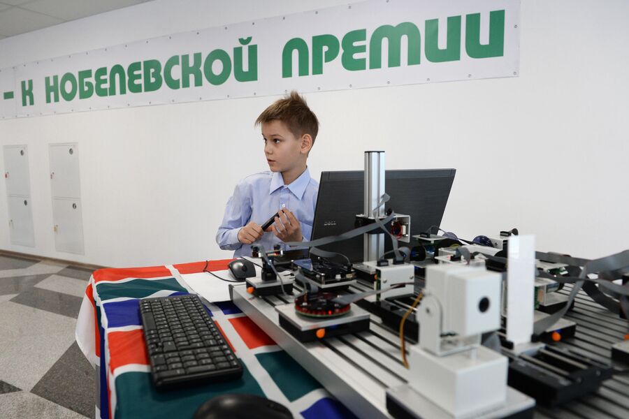 Детский технопарк Кванториум, расположенный на площадях центра коллективного пользования Биотехнопарка Кольцово в наукограде Кольцово Новосибирской области
