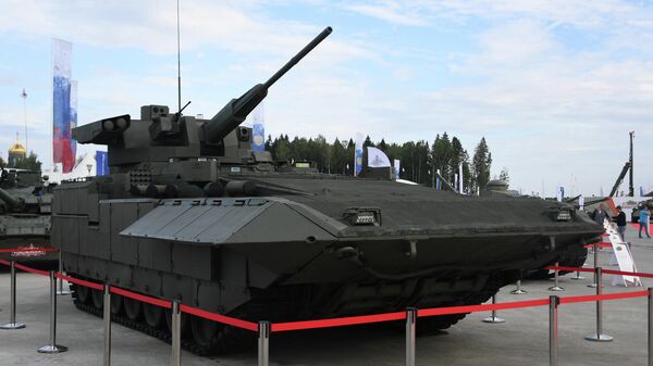 БМП Т-15 на выставке вооружений Международного военно-технического форума (МВТФ) Армия-2020 в военно-патриотическом парке Патриот