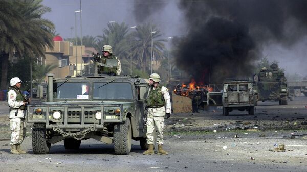 Американские военные в Багдаде, Ирак